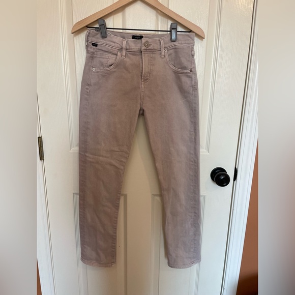 Citizens of Humanity Elsa Mid Rise Slim Crop Jeans - Picture 1 of 6